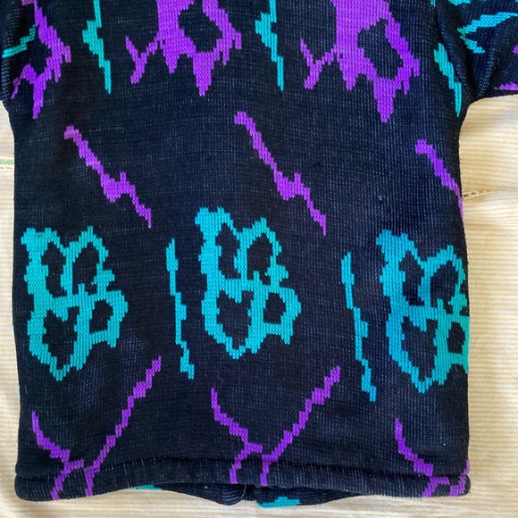 Changing Scene ~ 80s Vintage Knitted Heavy Sweater Coat ~ Size Small - Picture 7 of 14